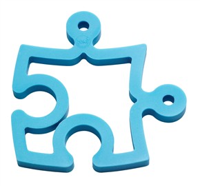 BASE QUENTES PUZZLE TURQUESA SILICONE